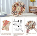 Robotime Wanduhr 3D-Holzpuzzle Holz-Set Mechanische Bausätze Holz-Puzzlespiel Kindergeschenk Bestes Weihnachtsgeschenk