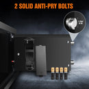 Digital Electronic Security Safe Box with Digital Keypad, 8.5L Steel Construction Cash Safe for Home Office Hotel