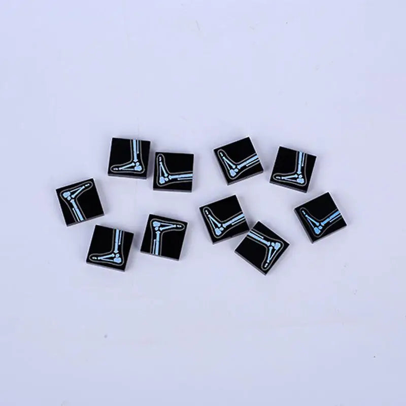 MOC City Building Blocks Character Accessories Mini Brick Audio Computer Brick Control Center Radar Keyboard Pattern Toy K037