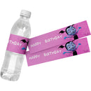 24pcs Labels Stickers Disney's Vampirina Theme Kids Party Water Bottle Labels Stickers Happy Birthday Party decorations Supplies