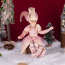 New Arrivals Christmas Decor Handmade New Year Decor Hanging Sitting Elf Plush Doll Christmas Tree Hanging Ornament Xmas Gift