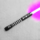 PHS Dueling Lightsabers,4 Modes Sounds for Adults,Black Metal Hilt Light up Sword Toys for Birthday Party Favors (99cm)