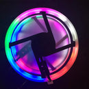 120mm PC-Gehäuselüfter, einstellbar, 52CFM, Antivibrationsgummi, LED, Computer-Lüfter 12V, leiser Ventilator, PC Computer Cool Fan