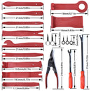 19Pcs Car Door Trim Panel Removal Install Tool Kit Molding Pry Interior Clip Set