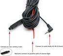 WOLFBOX 10m/15m 33/50 feets Rear Camera Extension Cord Cable (4 pin,2.5mm) for G840S/G930/G850 PRO/G850/ G900 PRO