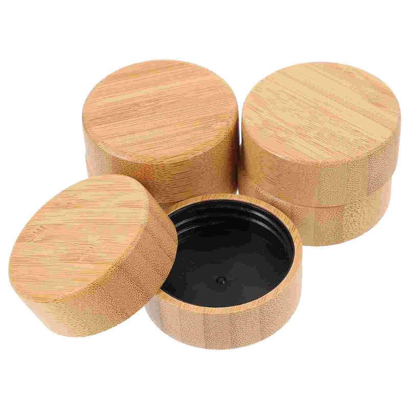 6 Pcs Seasoning Bottle Cap Reusable Replacement Caps Glass Jar with Cover Pepper Leak-proof Bamboo Lids