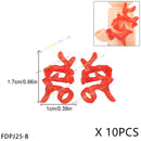 10PCS Special Effects Pieces Arm Fist Wind Lightning Leg Flames Assemble Scene Bricks Weapons Accessories Kids Toys