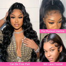 360 Human Hair Lace Frontal Wig 4x4  Closure Wig  Body Wave  30 32  34 Inch Lace Front Wig 13x4 13X6 HD Lace Frontal Wig