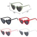 Hen Night Love Sunglasses Women's Bachelor Party Decoration Supplies Heart Shaped Glasses Bridal Shower Wedding Bridesmaid Gifts