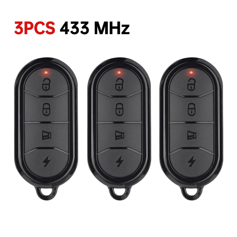 3/2/1PCS 433MHz/315MHz Cloning Duplicator Auto Copy Remote Controller 4 Buttons Replacement Key Fob Universal Garage Gate Opener