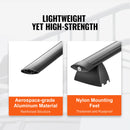 SucceBuy Roof Rack Cross Bars with Grooved Side Rails 200lbs Aluminum Crossbars with Locks for Rooftop Cargo Carrier Bag Luggage