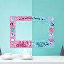 1Pcs Of Gender Revealing Pink Blue Footprints For Men And Women,Shower Party Photography Props Paper Frame