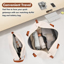 Hardshell Luggage Sets with Bags Lightweight Suitcase Double Spinner Wheels with TSA Lock Single Vintage Luggage 28 IN White