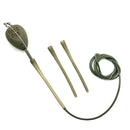 Karpfenangelzubehör PVA Solid Bag Tail Rubber für Lead System von Rigs Inline Bleie Set von PVA-Taschen