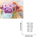 Big Candy Box Metal Cutting Dies Scrapbooking Christmas Gift Box Die Cut Carbon Steel Mold Craft Dies 2024 New Arrivals