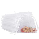 1-200pcs Organza Drawstring Pouches, Gift Bags Candy Jewelry Party Wedding Favor Bags Gift for Christmas Candy Wedding Birthday