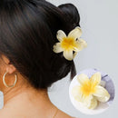Mode Frauen Strandurlaub Böhmen Eierblume Haarspangen Blume Große Haarklammer Haarnadel Damen Mädchen Accessoires