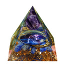 Natural Stone Crystal Orgonite Pyramid Healing Stone Chakra Reiki Home Office Decoration Gift Outdoor Garden Party Decor