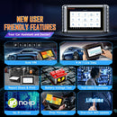 FOXWELL NT909 BT Car Diagnostic Tools CANFD/DOIP OBD2 Scanner All System Bi-directional 31+ Reset ECU Coding Automotive Scanner