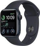 Apple Watch SE (2. Generation) (GPS + Cellular, 44mm) – Mitternacht Aluminiumgehäuse mit Mitternacht Sportarmband, M/L (Zertifiziert Generalüberholt)