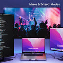 NIERBO USB C auf HDMI Kabel 2m 4K@60Hz geflochten Typ-C auf HDMI Kabel Ultra High Speed Adapterkabel für MacBook Pixel iPad Dell