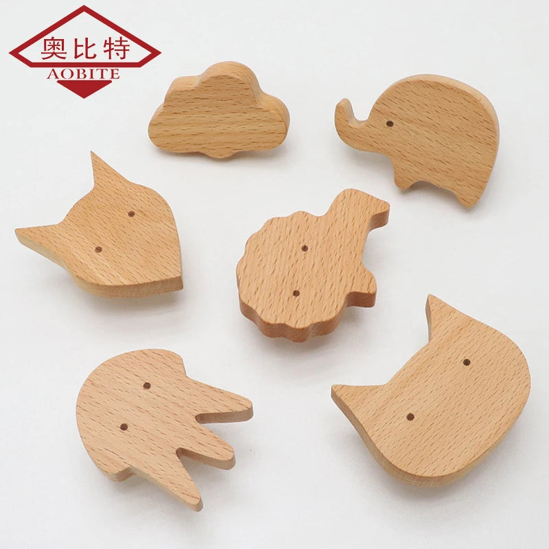 AOBT Wooden Dressers Closet Wardrobe Handles Dresser Knobs Round Rattan Furniture Handles Handmade Kitchen Cupboard Drawer Knobs