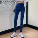streetwear high waist women's fashion jeans woman girls women pencil pants trousers female jean denim skinny mom jeans