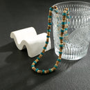 Trendy Small Wood Beads Necklace Men Vintage Short Beaded Chain Choker Necklaces 2023 Fashion Jewelry Collar on Neck Accessories