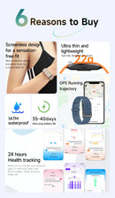 LIGE No Screen Smart Watch Men 2026 New Smart Band Women Heart Rate Sleep Smartwatch Waterproof Bracelet Sport Fitness Tracker