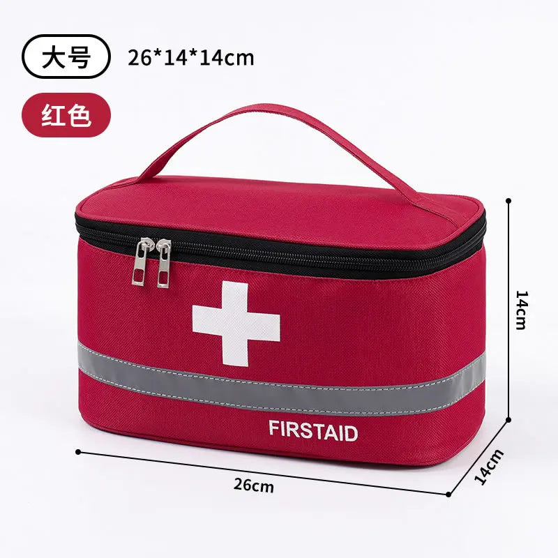 Home Large Medium Small First  Aid Kit Portable Medicine Prevention Kit Travel Outdoor Handheld Emergency Medicine Storage Bag