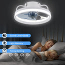 Ceiling Fan with Lamp Remote Control Nordic Modern Lights Fan Indoor Lighting For Living Room Bedroom Kitchen