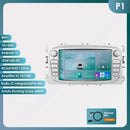 Hizpo 7 Inch Car Radio Multimedia for Ford Focus S-Max Mondeo Galaxy C-Max Kuga Navigation GPS Audio 2din Android 13 Autoradio