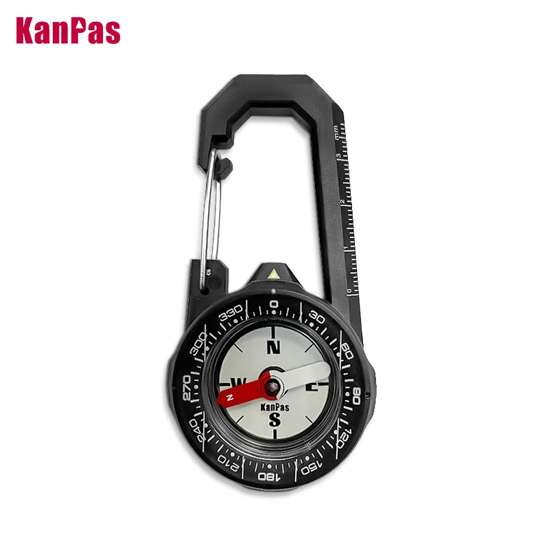 KANPAS carabiner compass/ Outdoor compass/ Camping, Hiking compass, CA-37