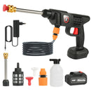 21V Cordless High-Pressure Water Gun 50BAR Wireless Foam Producer 50BAR Car Washer Gun for Auto Home Garden Machine Tool