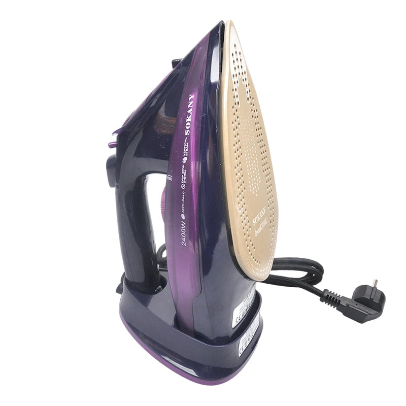 Wireless Handheld Steam Iron For Clothes, Electric Steam Iron Adjustable Thermostat Control, Non-Stick Soleplate Iron