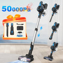 INSE  6-in-1 handheld wireless stick vacuum cleaner, 50000Pa,6×2200mAh battery,55mins runtime,for pet hair carpets cleaning