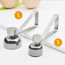 304 Metal Egg shell Opener Eggshell Cutter Double Head Egg Topper Shell Opener Boiled Raw Egg Creative Kitchen Tools Accessories