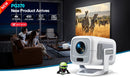 PROGAGA PG310 Smart Android Projector 4k 720P 300Ansi Allwinner H713 Projetor PG310 Home Theater Video Mini Portable Projector