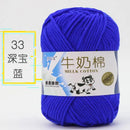 2Pcs Milk Cotton Knitting Yarn Soft Warm Yarn for Hand Knitting Worsted Crochet Threads Wool Line for Handmade