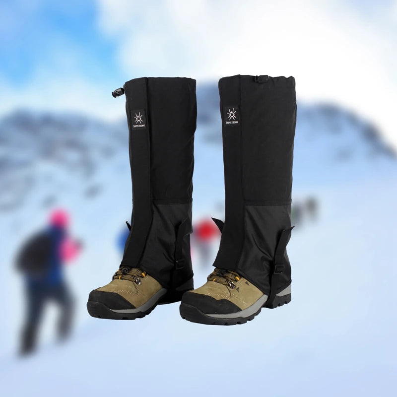 Waterproof Leg Protection for Hiking Snowing Climbing Pants Shoes Cover Durable Bandage Long Tube Elastic Strap Covers