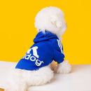 Adidog Dog Hoodie Sweatshirt with Letters Spring Dog Clothes for Small Dogs Chihuahua Puppy Coat French Bulldog Labrador Custume