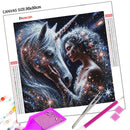 Huacan 5D DIY Unicorn Fairy Diamond Painting Universe New Arrivals 2025 Diamond Mosaic Handmade Gift Rhinestone Pictures