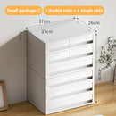 6-Tier Desk Organizer with Drawers Box Office Supplies Jewelry Cosmetics Storage Portable Divider Box Lipstick Skincare Holder
