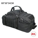 LQARMY 30L 45L 80L Sport Travel Bag Molle Tactical Backpack Gym Fitness Bag Large Duffle Bags for Camping Hunting Fishing