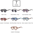 SO&EI New Small Round Sunglasses Retro Punk Gradient Shades UV400 Women Men Fashion Sun Glasses
