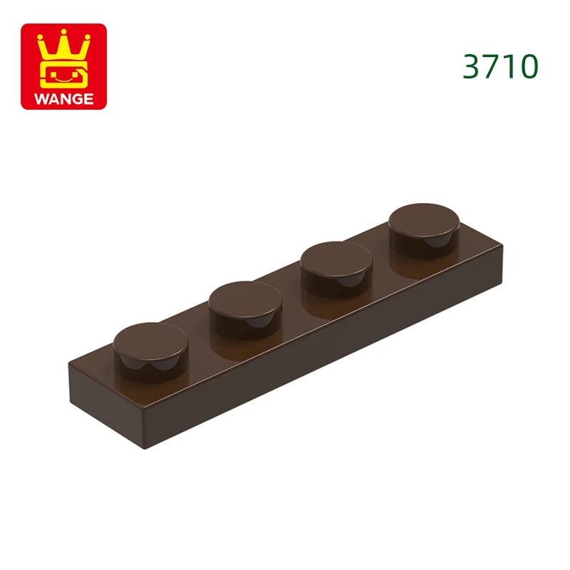 Wange 149Pcs/Lot 3710 1x4 Basic Building Block Moc Components Parts Compatible with Bricks DIY Children Assembly Toy Gift Box