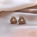 Exquisite elegante Lilienblumen-Ohrstecker für Damen, luxuriös, mikro-eingelegter Zirkon, kleine Ohrringe, koreanischer Hochzeitspartyschmuck