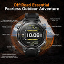 2026 GPS Smartwatch for Men 1.7 HD Screen Military Smart Watch Flashlight IP68 Waterproof 100 Sport Modes 720mAh Large Battery