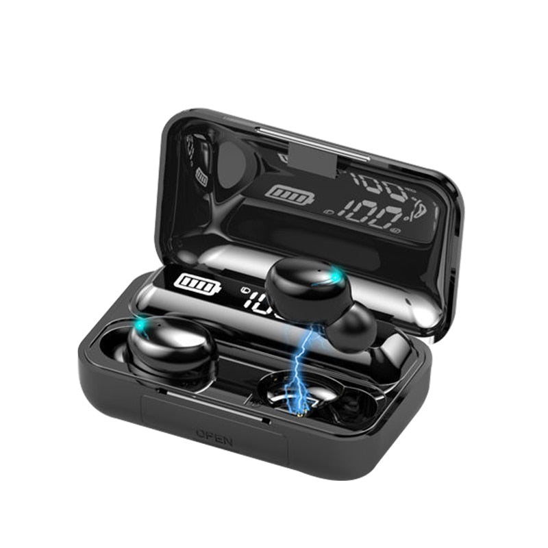 TWS Bluetooth Earphones Wireless Headphones With Mic Earbuds HiFi Stereo Sports Waterproof Headsets For Smart phone