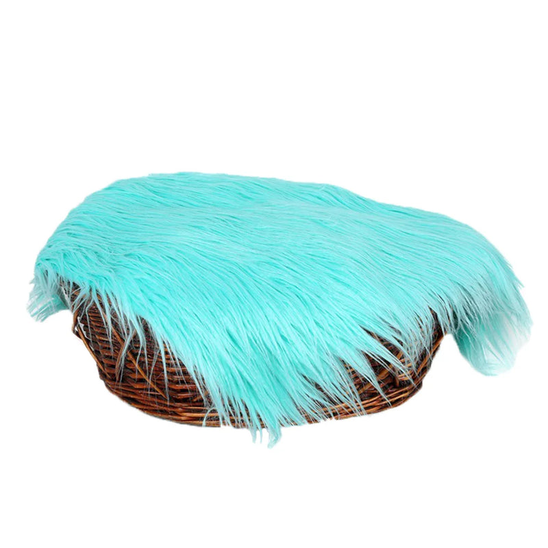 Newborn Photography Props Soft Baby Blankets Faux Background Blankets Cute Infant Kids Wrap- Maternity Mat